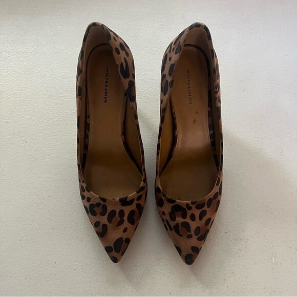 14th & Union Leopard Heels Size 7 - Picture 3 of 6